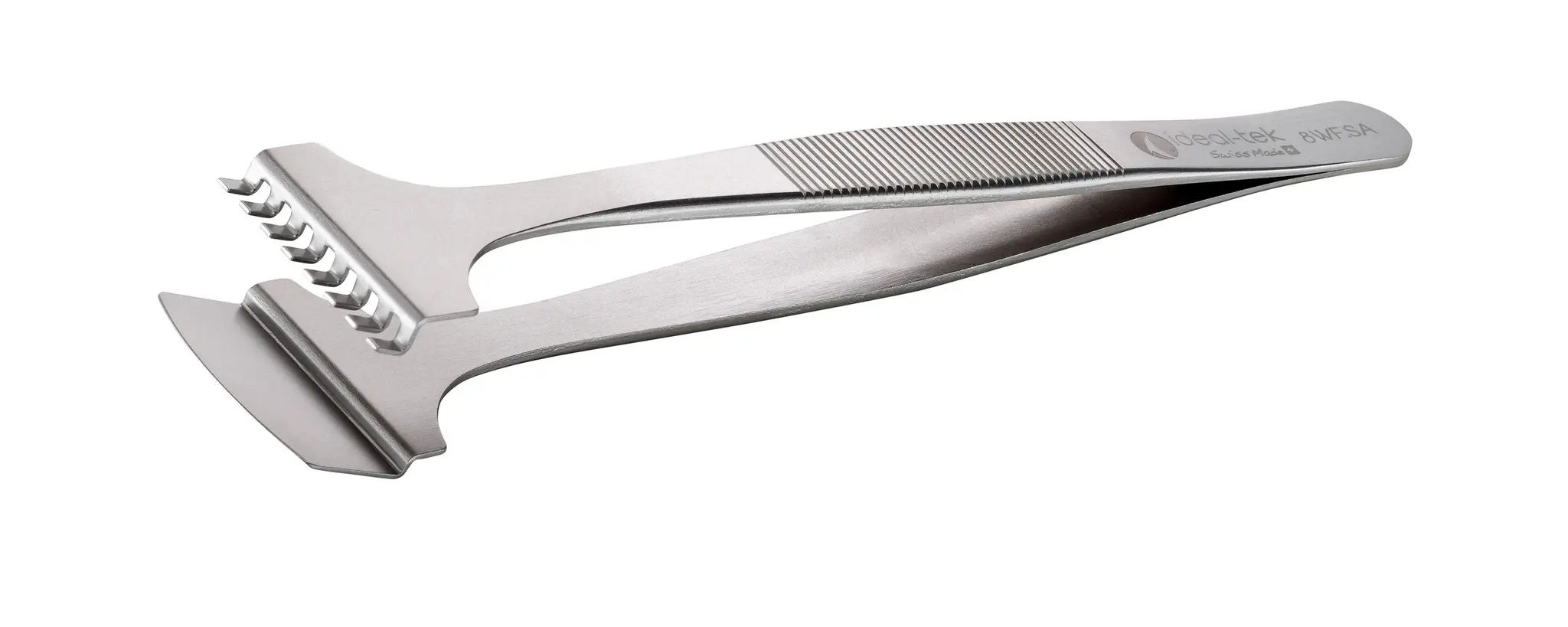 Produktfoto 1 von ideal-tek 8WF.SA.1 Edelstahl Pinzette, 135 mm Gerade, Spitze Wafer Antimagnetisch