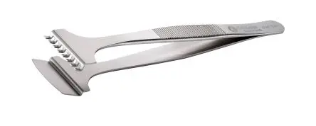 Produktfoto 1 von ideal-tek Edelstahl Pinzette, 135mm, Spitze Wafer Antimagnetisch