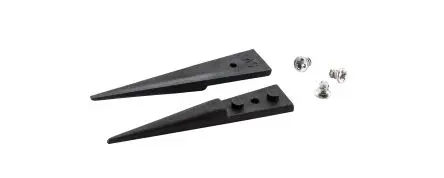 Produktfoto 1 von ideal-tek Polyvinylfluorid Pinzette, 40mm, Spitze Gerade 2-teilig ESD-Sicherheit