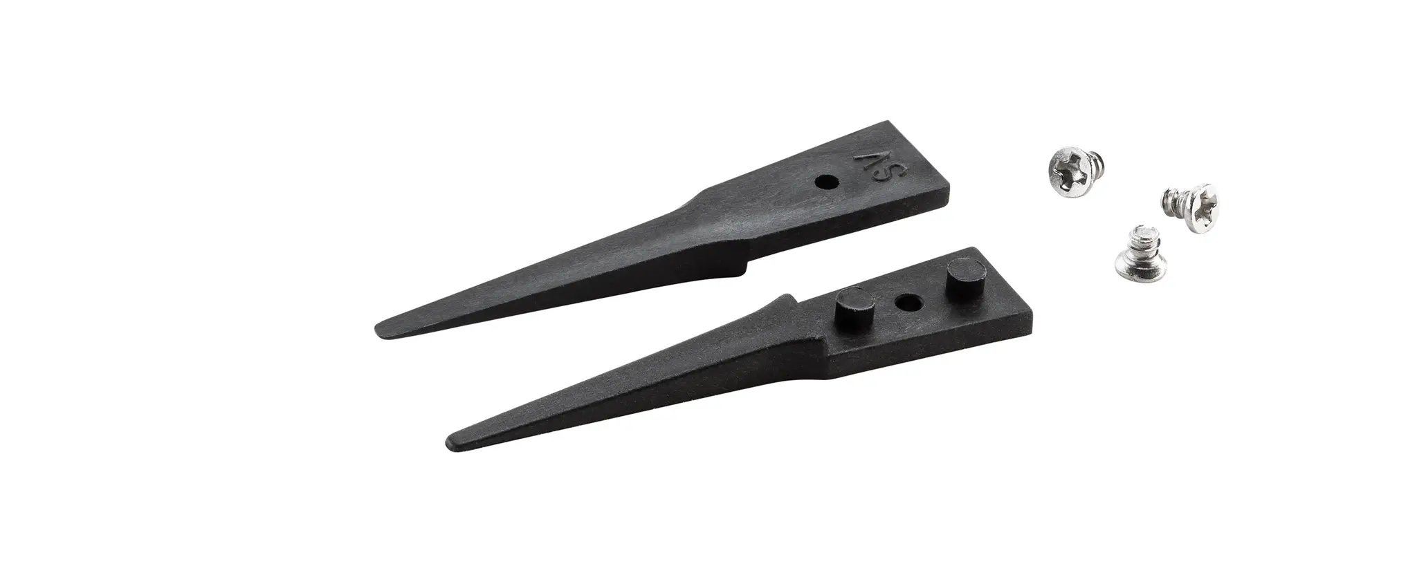 Produktfoto 1 von ideal-tek A242SV PVDF Pinzette, 40 mm Gerade, Spitze Gerade  ESD-sicher