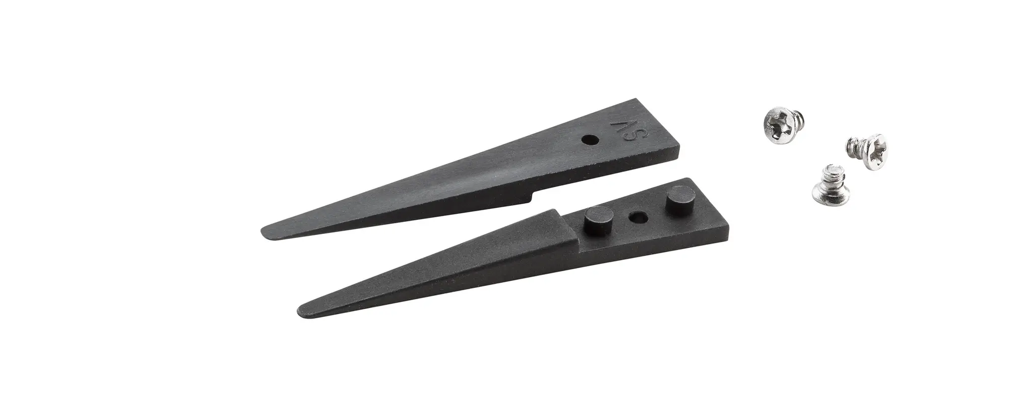 Produktfoto 1 von ideal-tek A2ASV PVDF Pinzette, 40 mm Gerade, Spitze Gerade  ESD-sicher