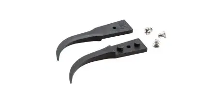 Produktfoto 1 von ideal-tek Polyvinylfluorid Pinzette, 40mm, Spitze Gebogen 2-teilig ESD-Sicherheit