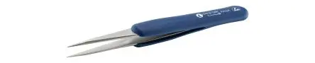 Produktfoto 1 von ideal-tek Edelstahl Pinzette, 130mm, Spitze Gerade Antimagnetisch ESD-Sicherheit
