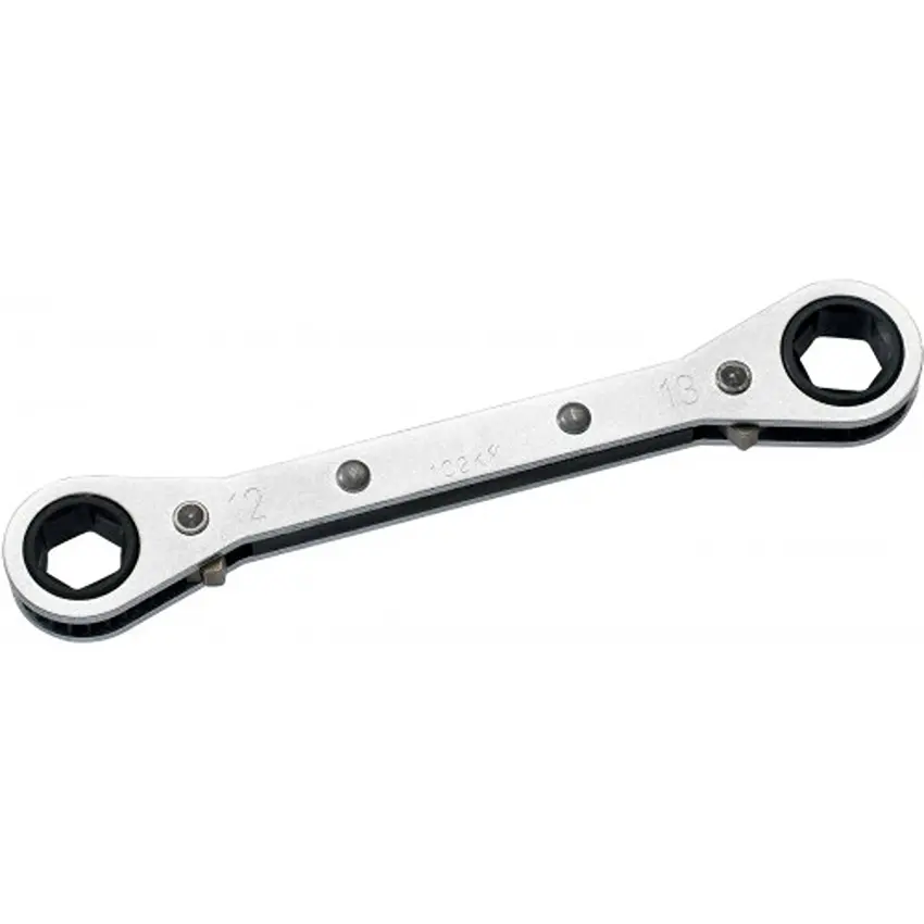 Produktfoto 1 von SAM Schraubenschlüssel Ratschen-Maulschlüssel, Standard Griff, Backenweite 8 to 10 mm, / Länge 135 mm