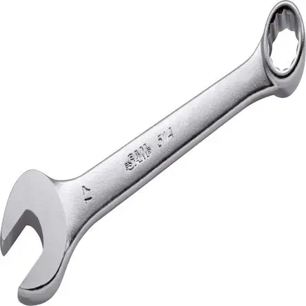 SAM Schraubenschlüssel Ratschen-Maulschlüssel, Komfortgriff Griff, Backenweite 11 mm, / Länge 148mm