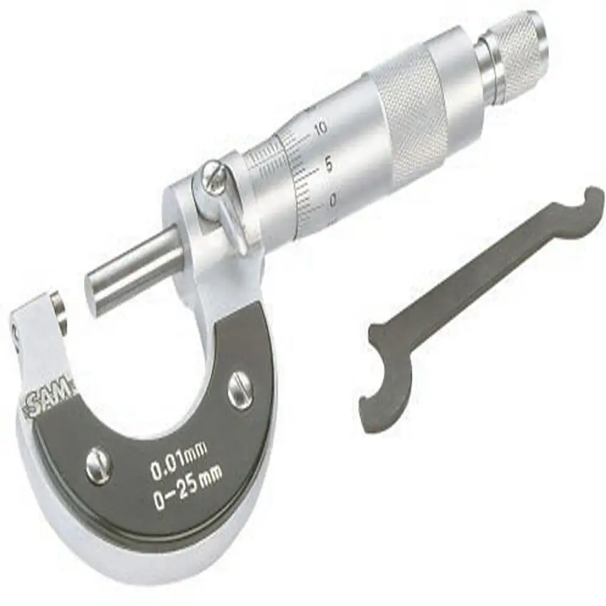 Produktfoto 1 von SAM BASIC Mikrometer Metrisch, 25 mm bis 50 mm / ±0.01 mm