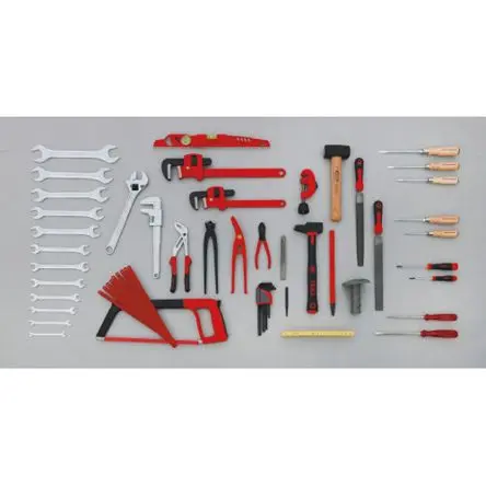 Produktfoto 1 von SAM Werkzeugsatz für Klempner Werkzeugsatz, Modul 59-teilig