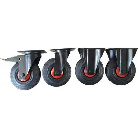 Produktfoto 1 von SAM Rollen-Set, Rad ø 125 mm, 3 kg