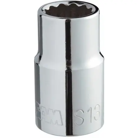 Produktfoto 1 von SAM 1/2 in 12-Kant Buchse SW 9 mm 12-Kant x 38mm