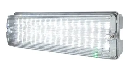 Produktfoto 1 von Knightsbridge EMLED1L LED Wandleuchte Rechteckig Rechteckig Leuchtmittel inkludiert 490 lm, 230V IP65 / 6 W x 345 mm