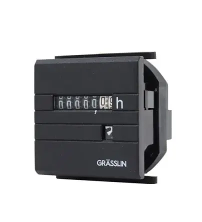 Produktfoto 1 von Grässlin 5.15 Zähler Zähler Analog 7-stellig 230V ac, Stunden, max. 50 Hz
