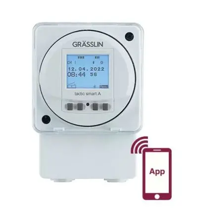 Produktfoto 1 von Grässlin Digital Zeitschaltuhr 230V ac, Wöchentlich, 1-Kanal