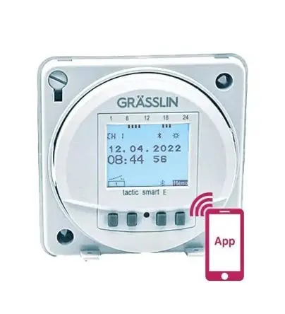 Produktfoto 1 von Grässlin Digital Zeitschaltuhr 230V ac, Wöchentlich, 1-Kanal