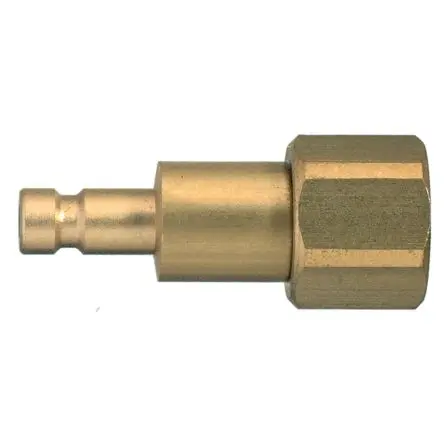 Produktfoto 1 von Legris Pneumatische Schnellsteckkupplung, Messing vernickelt 1/8 in Stecker/Buchse, MG, Niederdruck