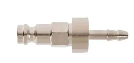 Produktfoto 1 von Legris Pneumatische Schnellsteckkupplung, Messing vernickelt 6 mm Buchse, Einzelabschaltung, 9mm