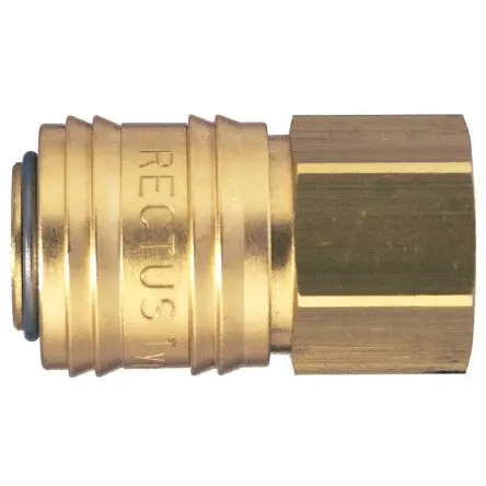 Produktfoto 1 von Legris Pneumatische Schnellsteckkupplung, Messing vernickelt 1/4 in Stecker/Buchse, ISO, 25mm