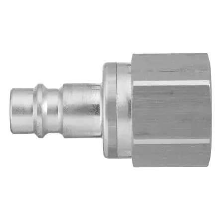 Produktfoto 1 von Legris Pneumatische Schnellsteckkupplung, Messing vernickelt 1/2 in Stecker/Buchse