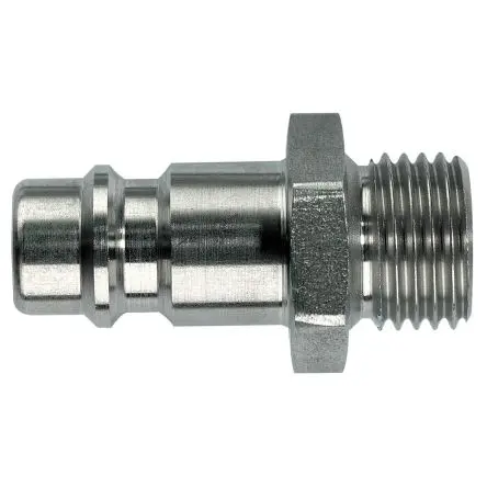 Produktfoto 1 von Legris Pneumatische Schnellsteckkupplung, Stahl zinkplattiert 1/4 in Stecker/Buchse