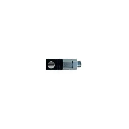 Produktfoto 1 von Legris Pneumatische Schnellsteckkupplung, Messing vernickelt, Aluminiumeloxal 1/2 in Stecker, Buchse