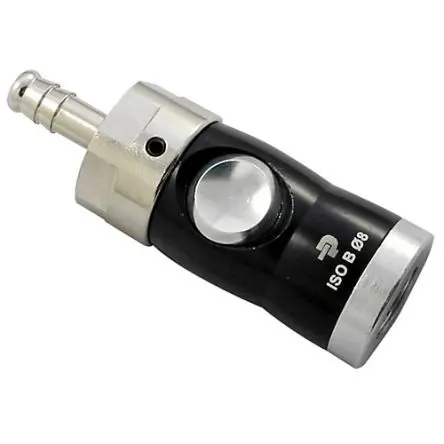 Produktfoto 1 von Legris Pneumatische Schnellsteckkupplung, Messing vernickelt, Aluminiumeloxal 13 mm Stecker/Buchse,
