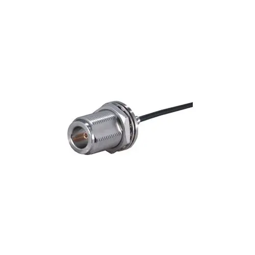 Produktfoto 1 von Huber+Suhner 24_N-5 Buchse Koaxialsteckverbinder Koaxialer PCB-Stecker, Kabel, für K02252D-Kabel, 50 Ω Crimpbefestigung,
