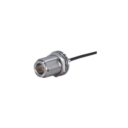 Huber+Suhner 24_N-5 Buchse Koaxialsteckverbinder Koaxialer PCB-Stecker, Kabel, für K02252D-Kabel, 50 Ω Crimpbefestigung,