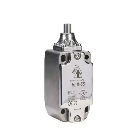 Produktfoto 1 von IDEM HLM-SS Sicherheitsendschalter, Stiftstößel, IP67, IP69K, Edelstahl 240V ac 3A