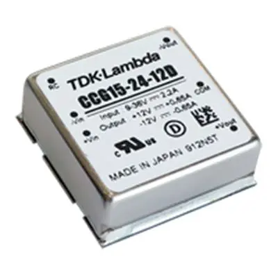 TDK CCG 15-30W DC/DC-Wandler 15.6W 24 VDC IN, ±12V dc OUT / ±0.65A Für Platinenmontage