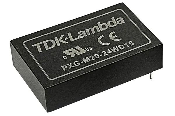 TDK PXG-M DC/DC-Wandler 20W 24 VDC IN, 12V dc OUT / 1.67A PCB-Montage