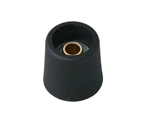 Produktfoto 1 von OKW Potentiometer Drehknopf Schwarz Ø 16mm x 16mm, Rund Schaft 6.35mm