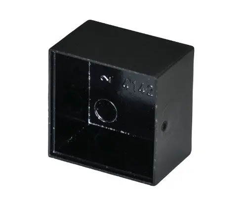 Produktfoto 1 von OKW Phenol-Formaldehyd Vergussmassenbox Schließer (NO), Schwarz, 20 mm 13.1 mm, 20 mm