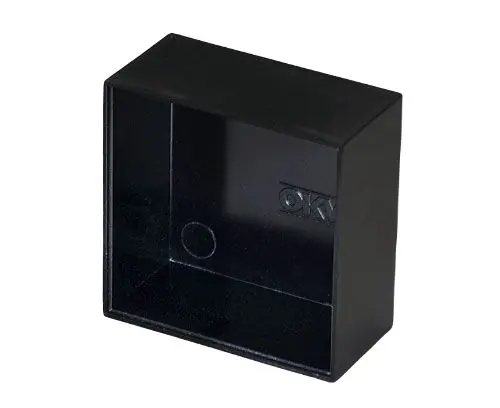 Produktfoto 1 von OKW Phenol-Formaldehyd Vergussmassenbox Schließer (NO), Schwarz, 40 mm 20 mm, 40 mm