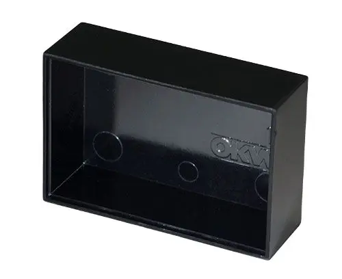 Produktfoto 1 von OKW Phenol-Formaldehyd Vergussmassenbox Schließer (NO), Schwarz, 45.1 mm 15 mm, 30.1 mm