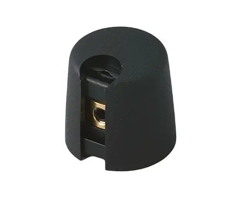 Produktfoto 1 von OKW Potentiometer Drehknopf Schwarz Ø 16mm x 16mm, Rund Schaft 6mm