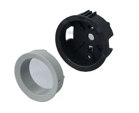 Produktfoto 1 von OKW Grau Potentiometer-Knopf Ø 33 mm x 14 mm, Runde Welle Schaft 0.25 Zoll