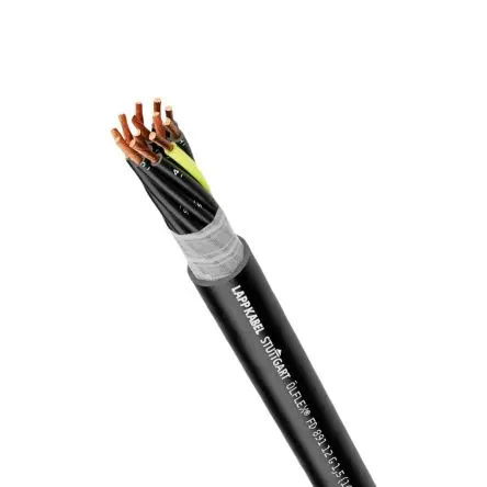 Produktfoto 1 von Lapp 10265 Steuerkabel, 5-adrig 12 AWG Geschirmt Schwarz, 50 m, Polyvinylchlorid