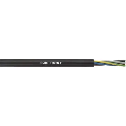 Produktfoto 1 von Lapp 16001 Steuerkabel, 7-adrig x 2.5 mm² 14 AWG Ungeschirmt Schwarz, 100 m, Gummi