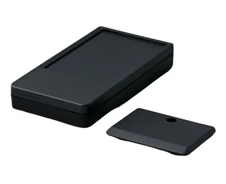 Produktfoto 1 von OKW Serie A90 Handheld-Koffer, ABS, 65 mm Eingebautes Batteriefach, 120 mm, H. 22 mm, Schwarz, IP54