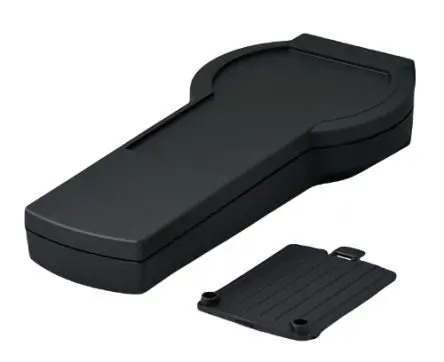 Produktfoto 1 von OKW Serie A90 Handheld-Koffer, ABS, 94 mm Eingebautes Batteriefach, 200 mm, H. 39.5 mm, Schwarz, IP65