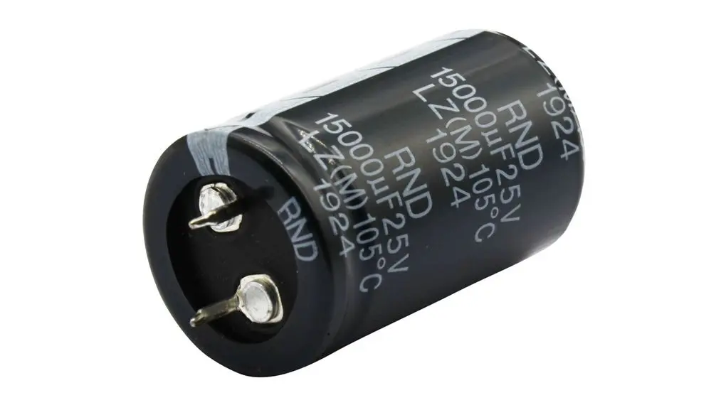 Produktfoto 1 von RND Snap-In Aluminium-Elektrolyt Kondensator 3300μF / 100V dc
