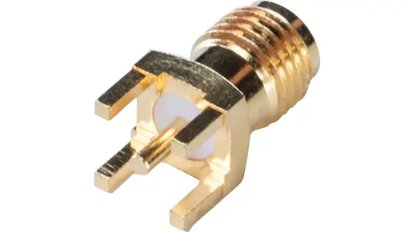 Produktfoto 1 von RND RND 205 Buchse SMA-Steckverbinder SMA-Steckverbinder, Kabelmontage Crimp-Anschluss, 50Ω, Gerade
