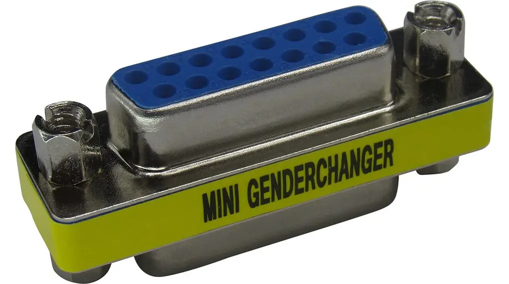 Produktfoto 1 von RND Sub-D Adapter 15-Wege D-Sub Buchse Buchse D-Sub 15-polig Buchse Buchse