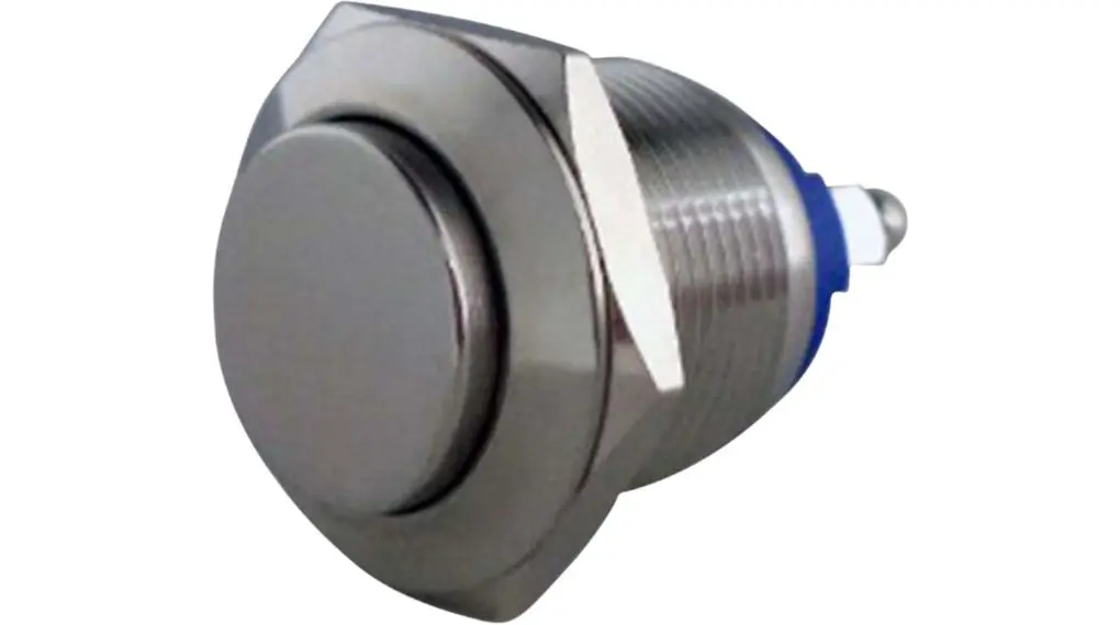 Produktfoto 1 von RND RND 210 Vandalengeschützter Druckschalter Ein-Aus Panel Ø 19 mm, 1 Schließer / 2 A 36 V dc, IP65