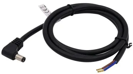 Produktfoto 1 von RND Kabel, A Stecker, B Offenes Ende, 5 m Schwarz Polyvinylchlorid, 12V