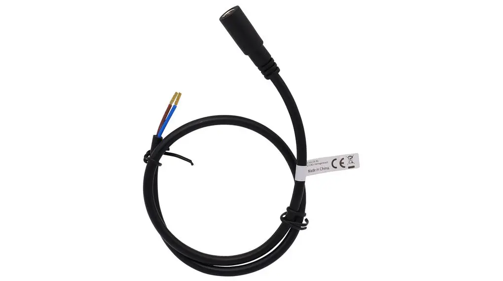 Produktfoto 1 von RND Kabel, A DC-Buchse, B Offenes Ende, 5 m Schwarz Polyvinylchlorid, 12 V