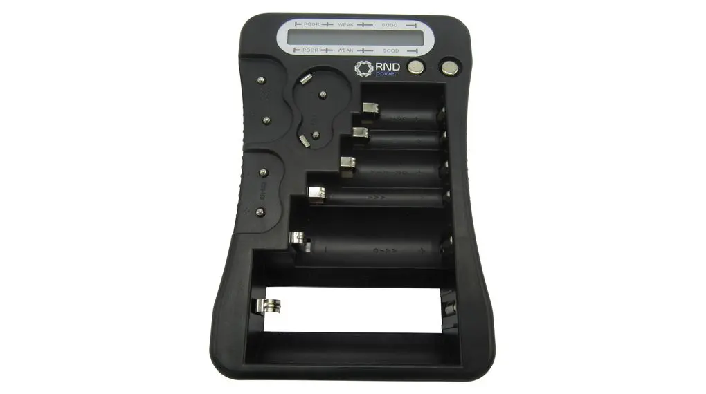 Produktfoto 1 von RND RND 305-00028 Batterietester Alkali, Lithium, NiMH Akkus/Batterien