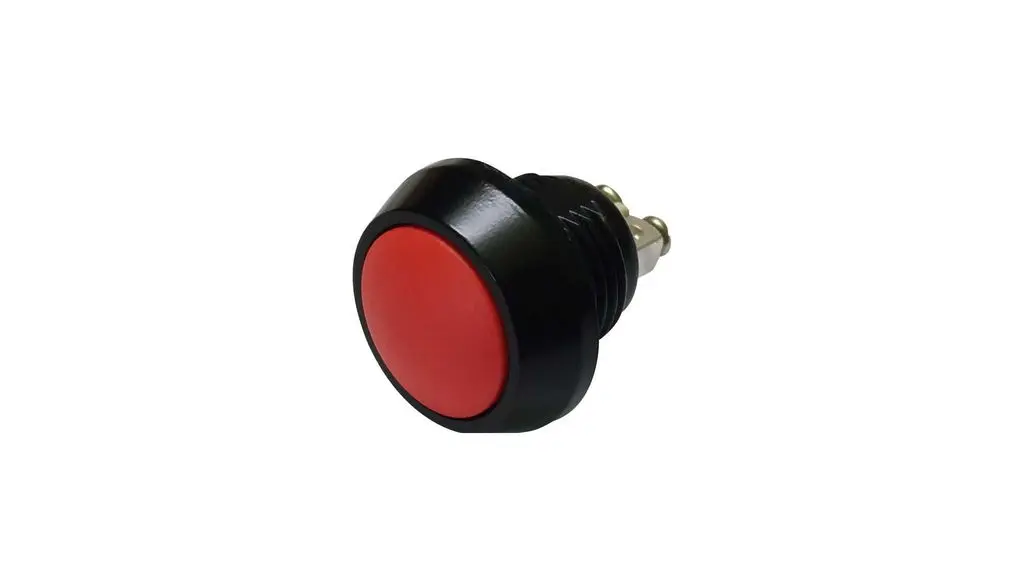Produktfoto 1 von RND RND 210 Vandalengeschützter Druckschalter Ein-Aus Panel Ø 12 mm, SPST / 2 A 36 V dc, IP65