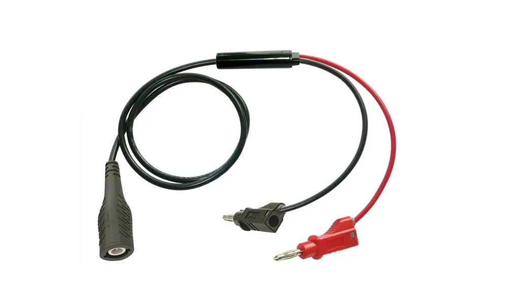 Produktfoto 1 von RND Bananenstecker 3A Stecker, Schwarz Polypropylen-isoliert 1 m