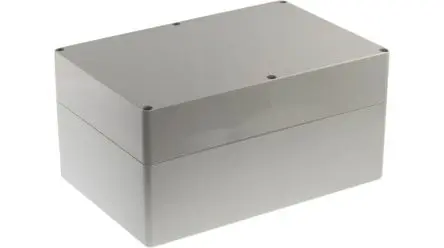 Produktfoto 1 von RND 455; Universalgehäuse; Kunststoff; Hellgrau IP65 Breite 160 mm Höhe 90 mm Länge 240 mm