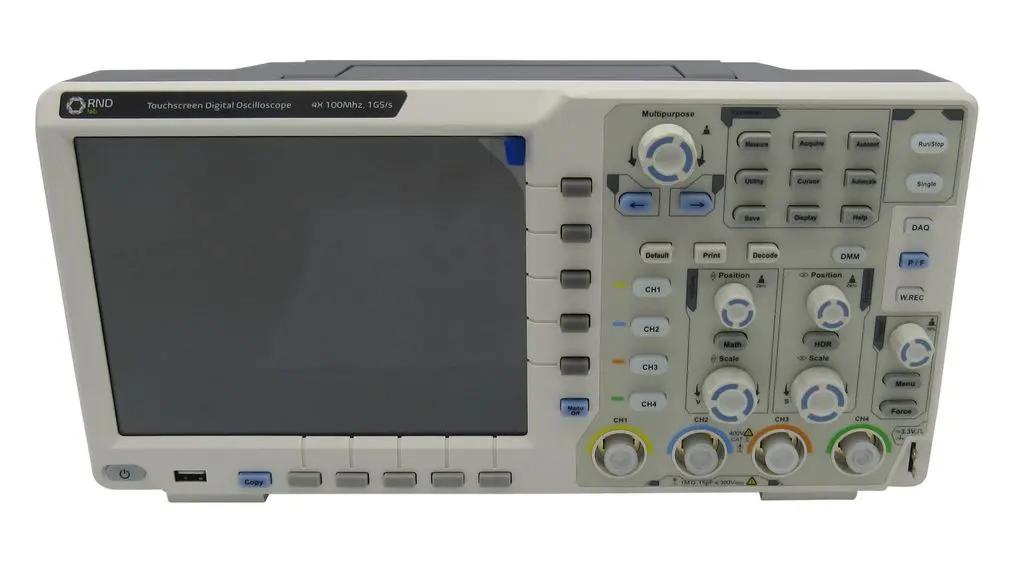 Produktfoto 1 von RND 360-00001 Speicher Tisch Oszilloskop / 4 Digital 100MHz